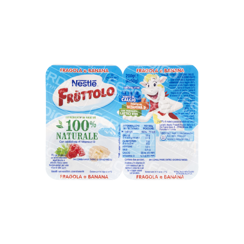 NESTLE FRUTTOLO BANANA G50X4