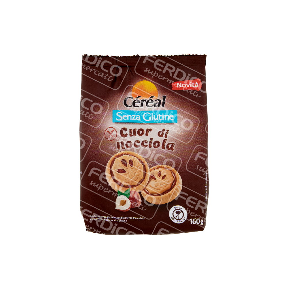 CEREAL BIS.CUOR NOCCIOLA G160