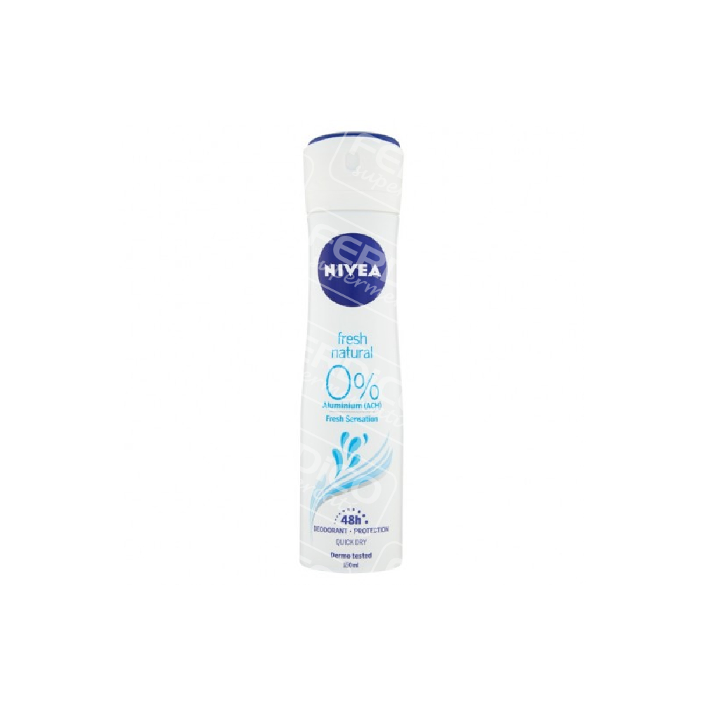 NIVEA DEOD.SPRAY FRESH NAT.150