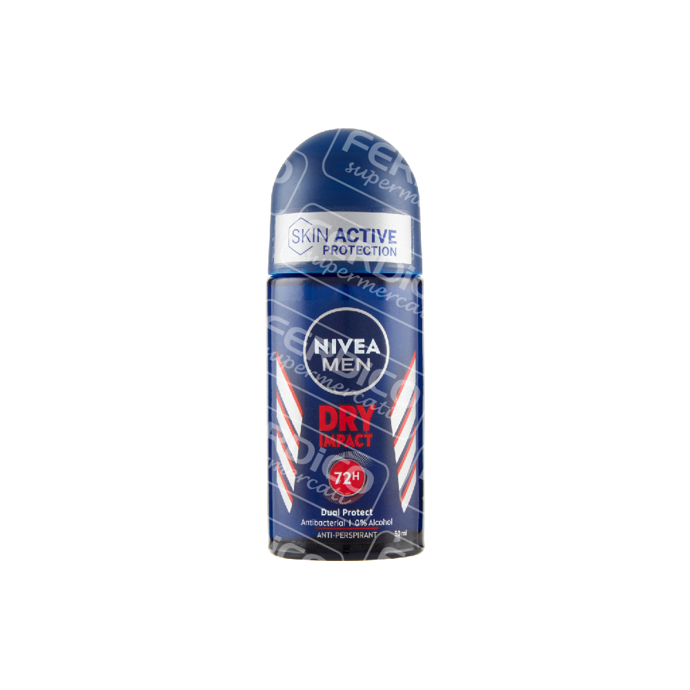 NIVEA DEOD.ROLL DRY IMP.MAN 50