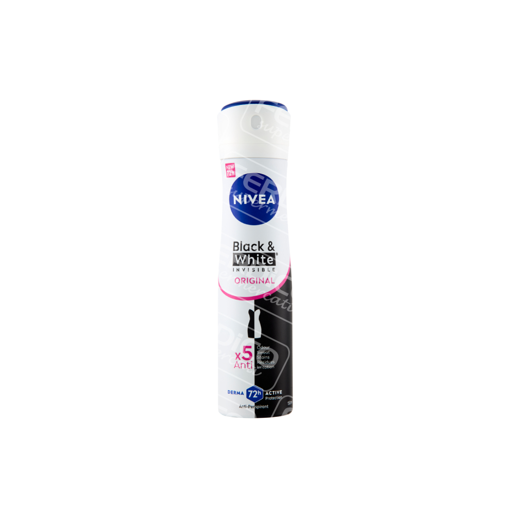 NIVEA DEOD.SPRAY BL&WHITE M150