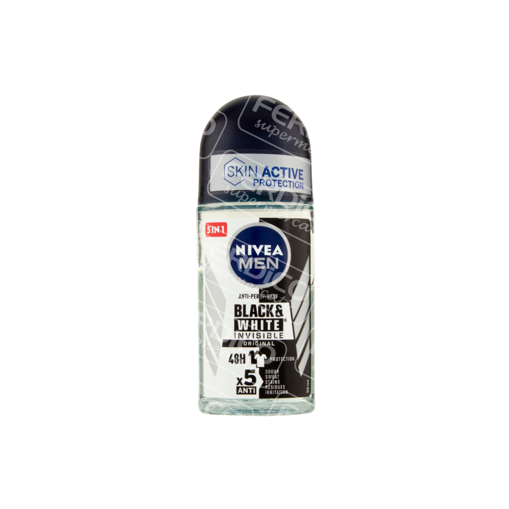 NIVEA DEOD.ROLL MAN B&W ML50