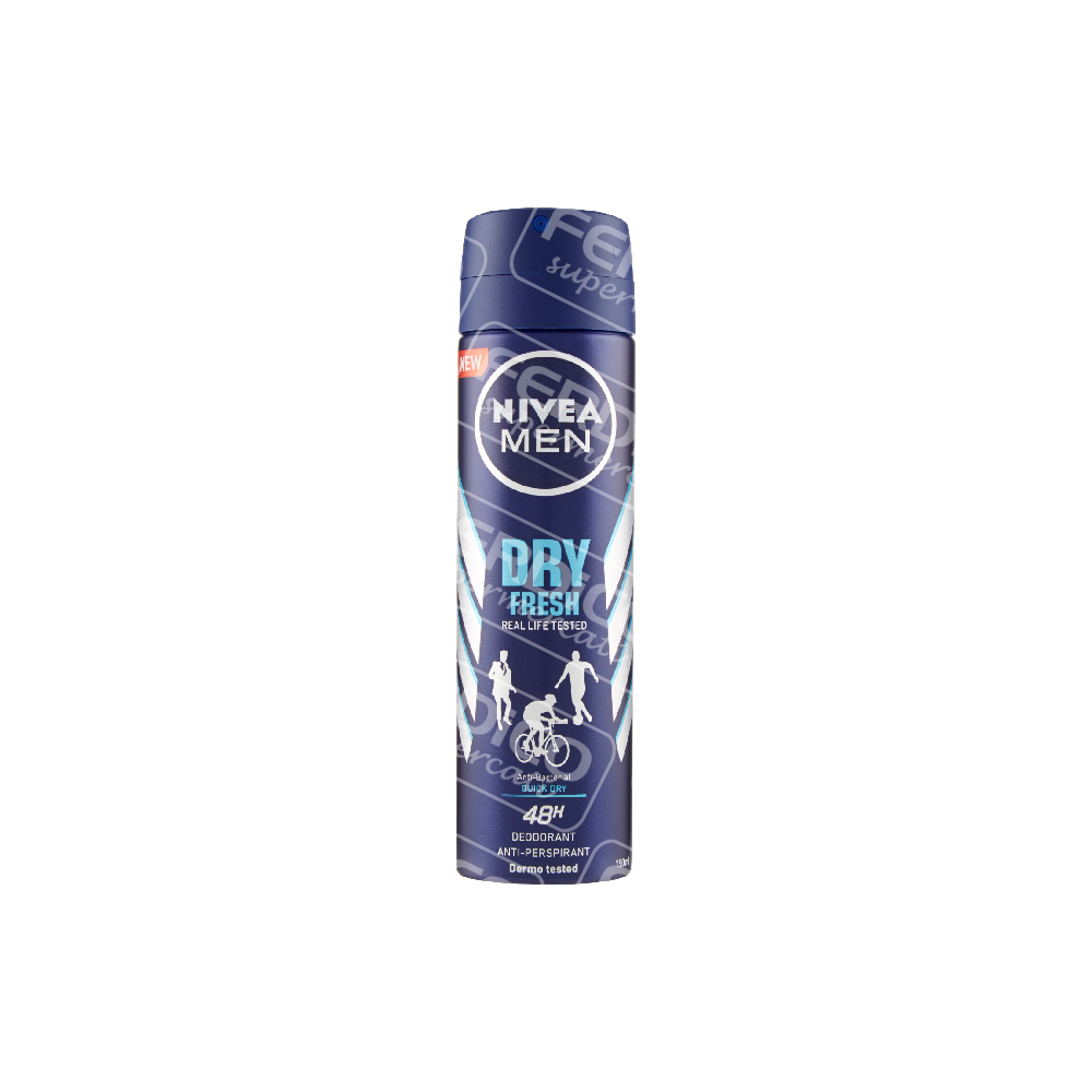 NIVEA DEOD.SPRAY DRY FR.MAN150