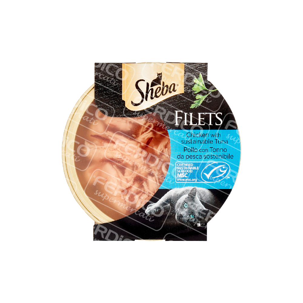 SHEBA FILETS POLLO/TONNO GR.60