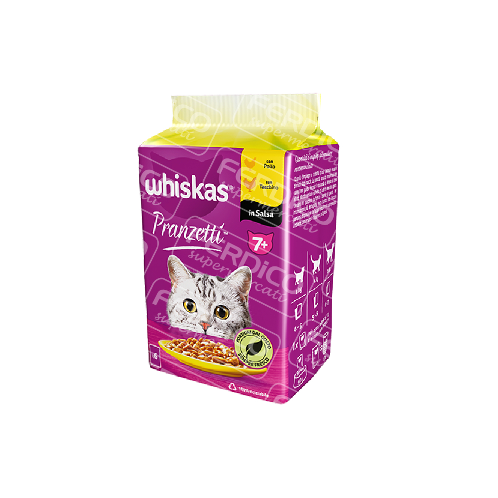 WHISKAS PRANZETTI CAR.BIA.50X6