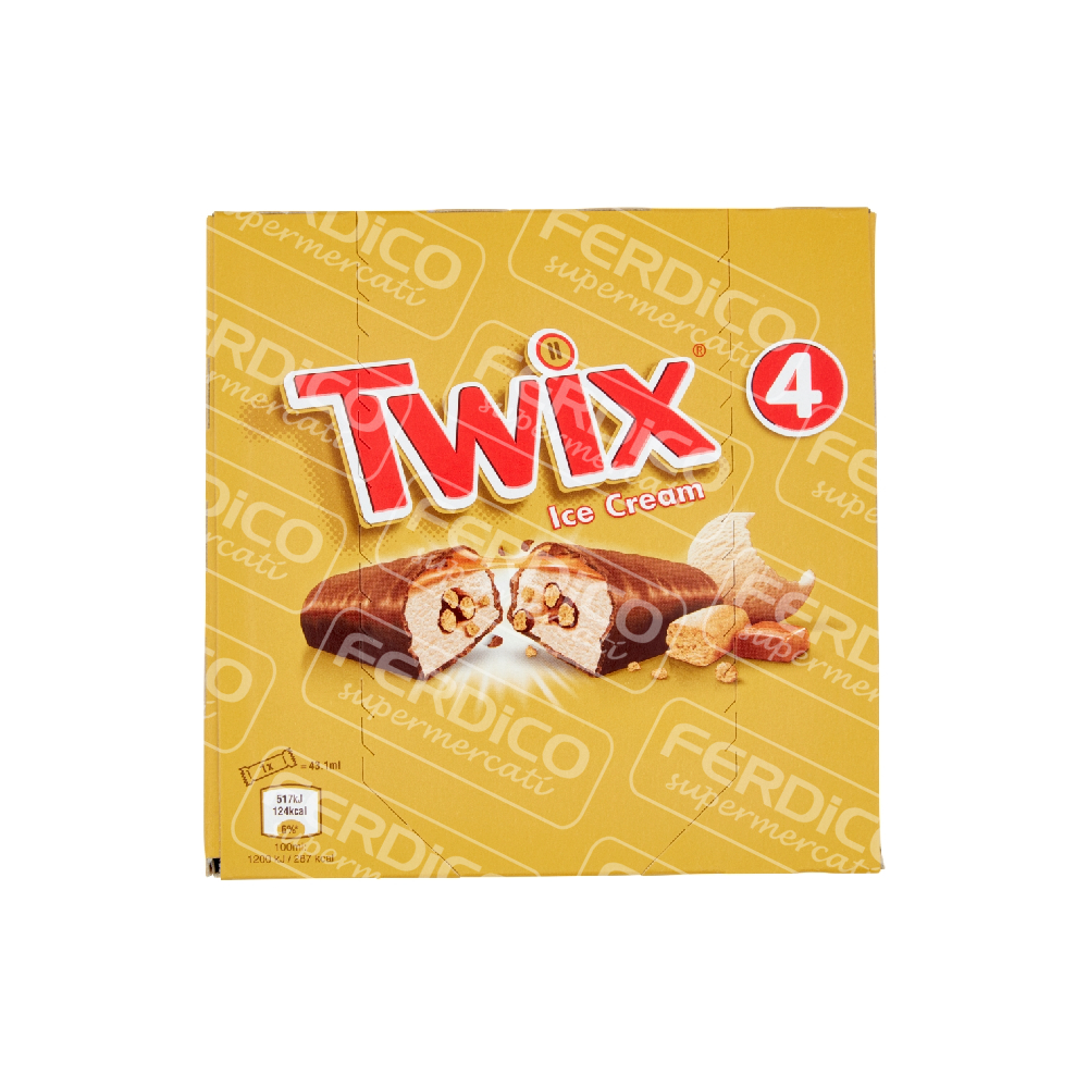 TWIX ICECREAM BARRETTE X4