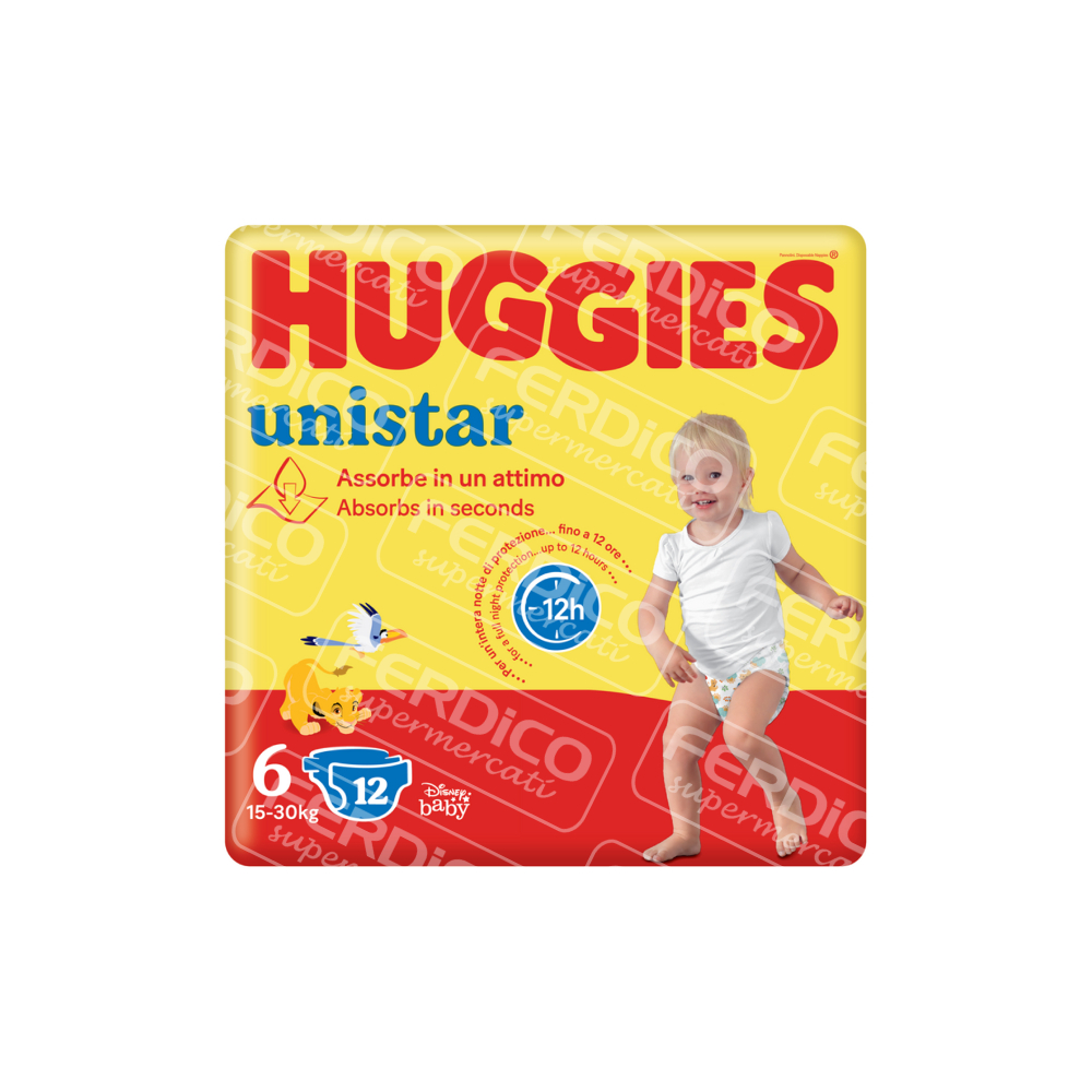 HUGGIES PANN.UNISTAR 15/30 x12