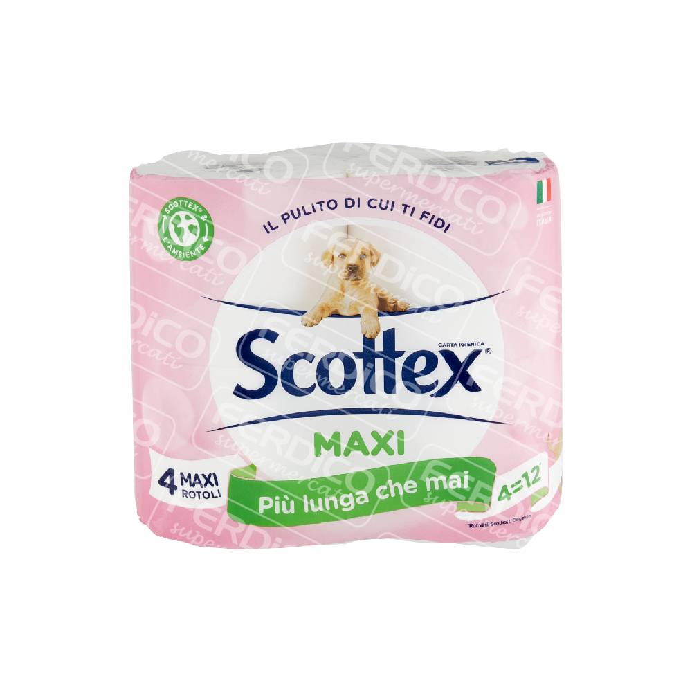 SCOTTEX IGIENICA x4 MAXY FAMIL