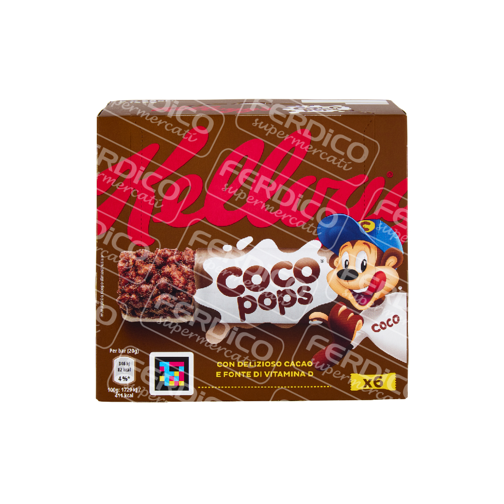 KELLOGG BARR.COCO POPS 6X20