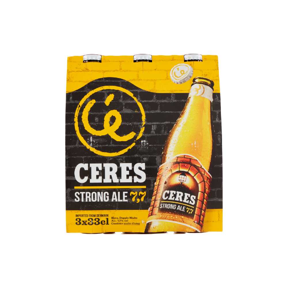 *CERES BIRRA 3X33CL STRONG ALE