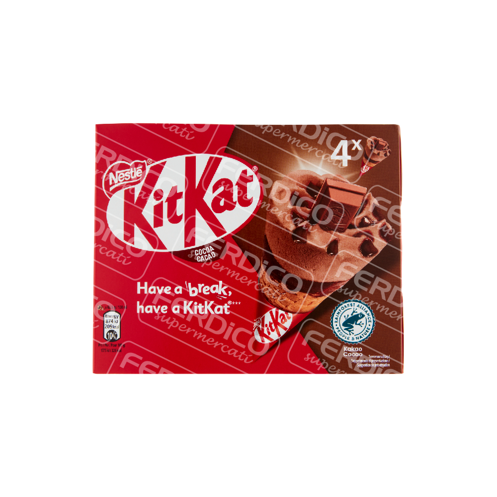 KITKAT CONO CACAO X4 GR.254