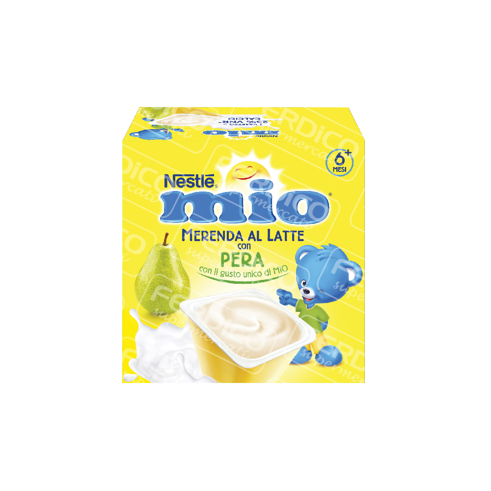 MIO MERENDA LATTE PERA GR100X4