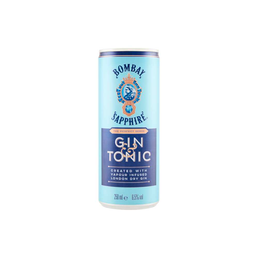 BOMBAY GIN TONIC ML250 LATTINA