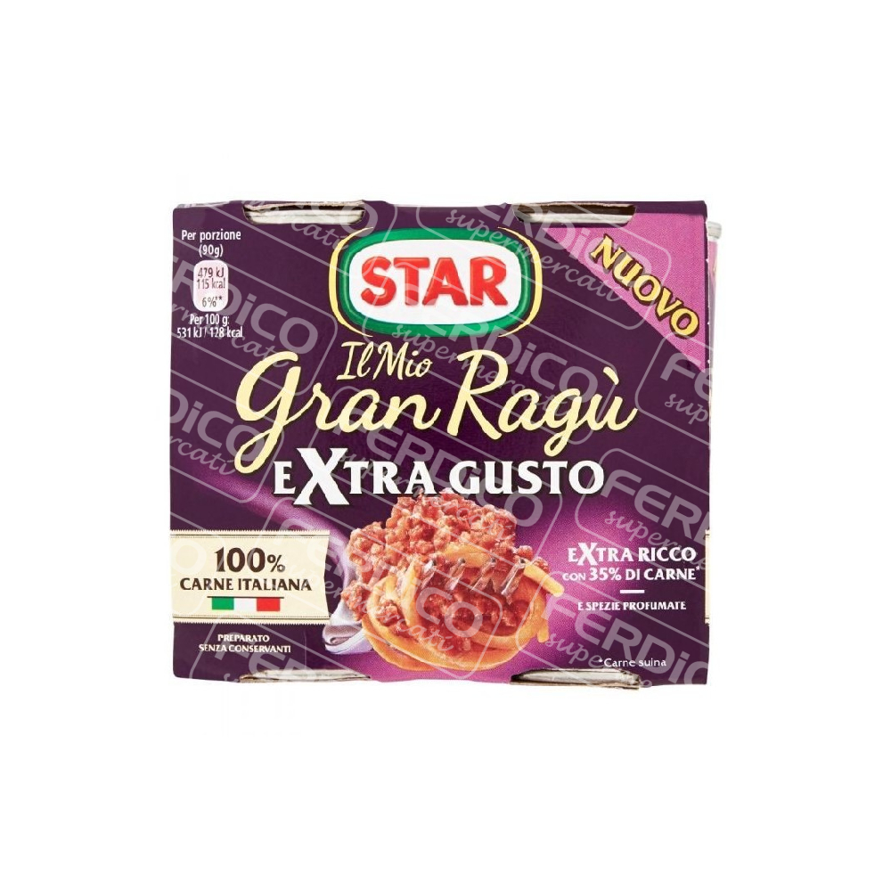 *STAR RAGU’EXTRA GUSTO GR180X2