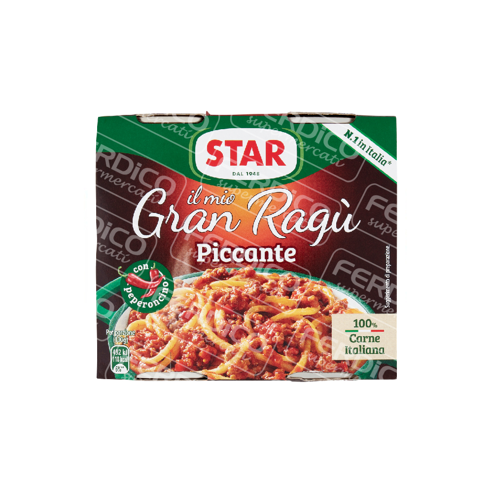 STAR RAGU’PICCANTE GR.180X2