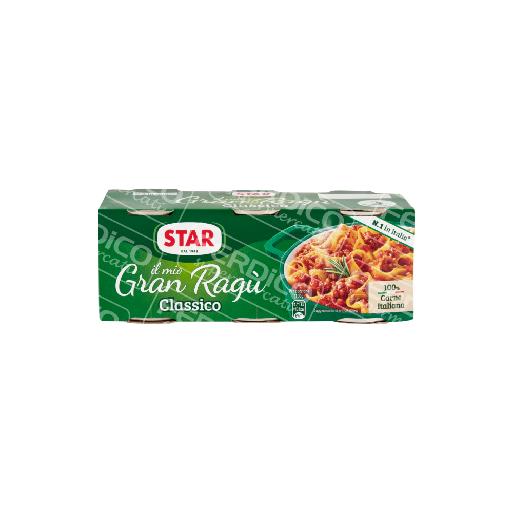 STAR RAGU’CARNE GR.100X3