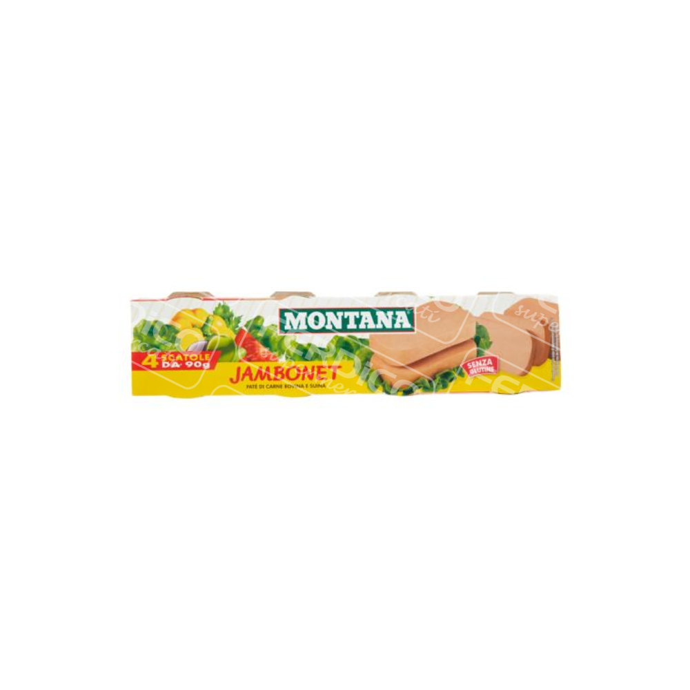 MONTANA CARNE JAMBONET GR.90X4