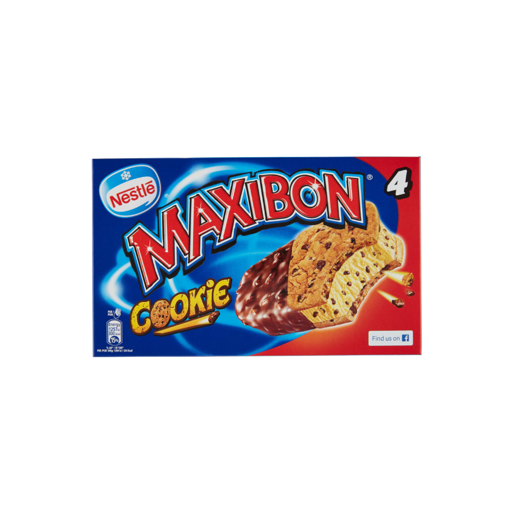 MOTTA MAXIBON CHOCO CHIPS X4