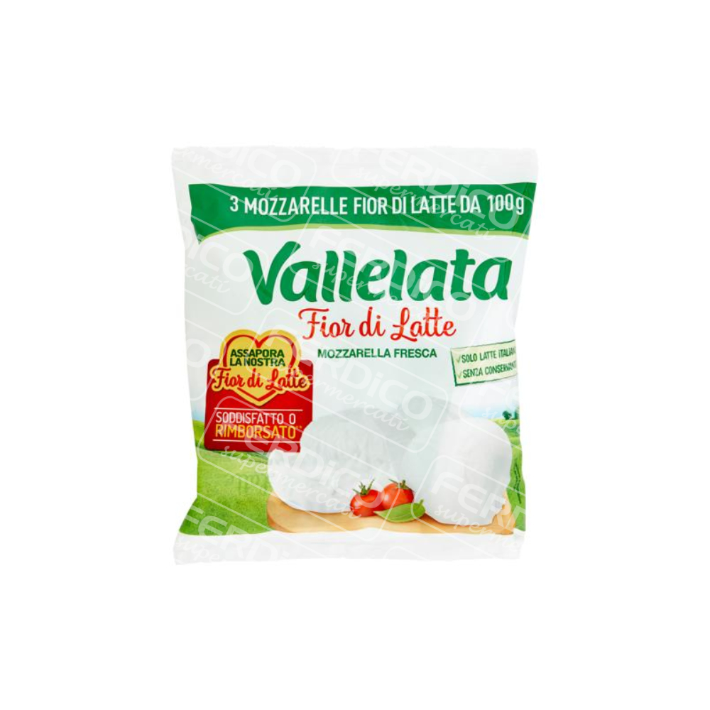 VALLELATA MOZZARELLA 3X100GR