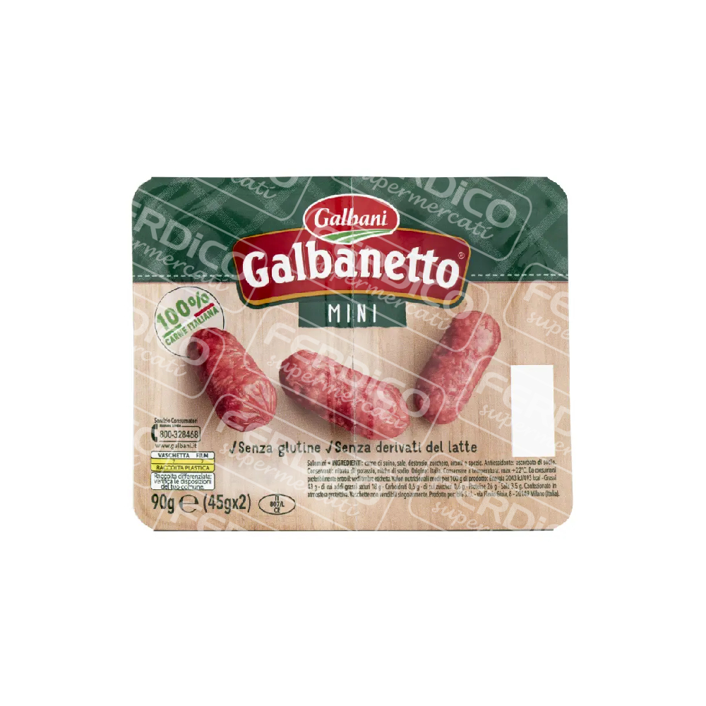 GALBANETTO SALAMINI SNACK G90