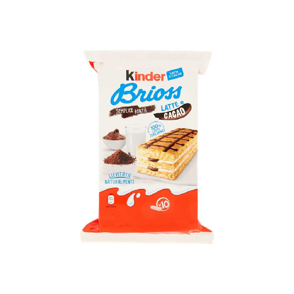 KINDER BRIOSS LATTE CACAO T10