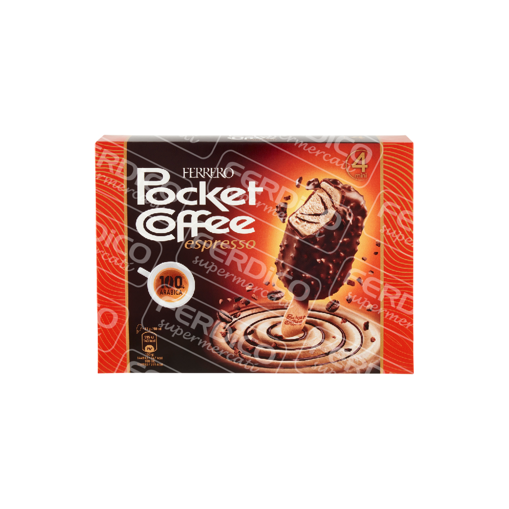 FERRERO POCKET COFFEE STECC X4