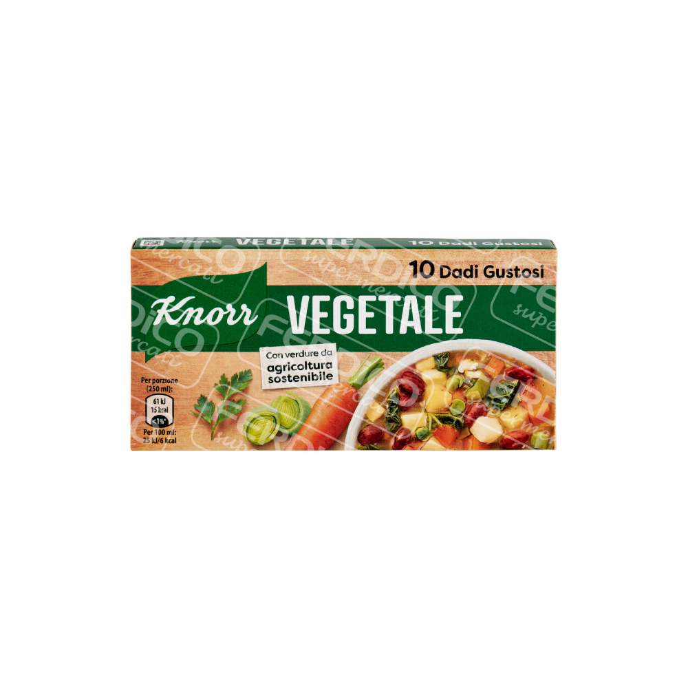 KNORR DADO VEGETALE X10 GR100