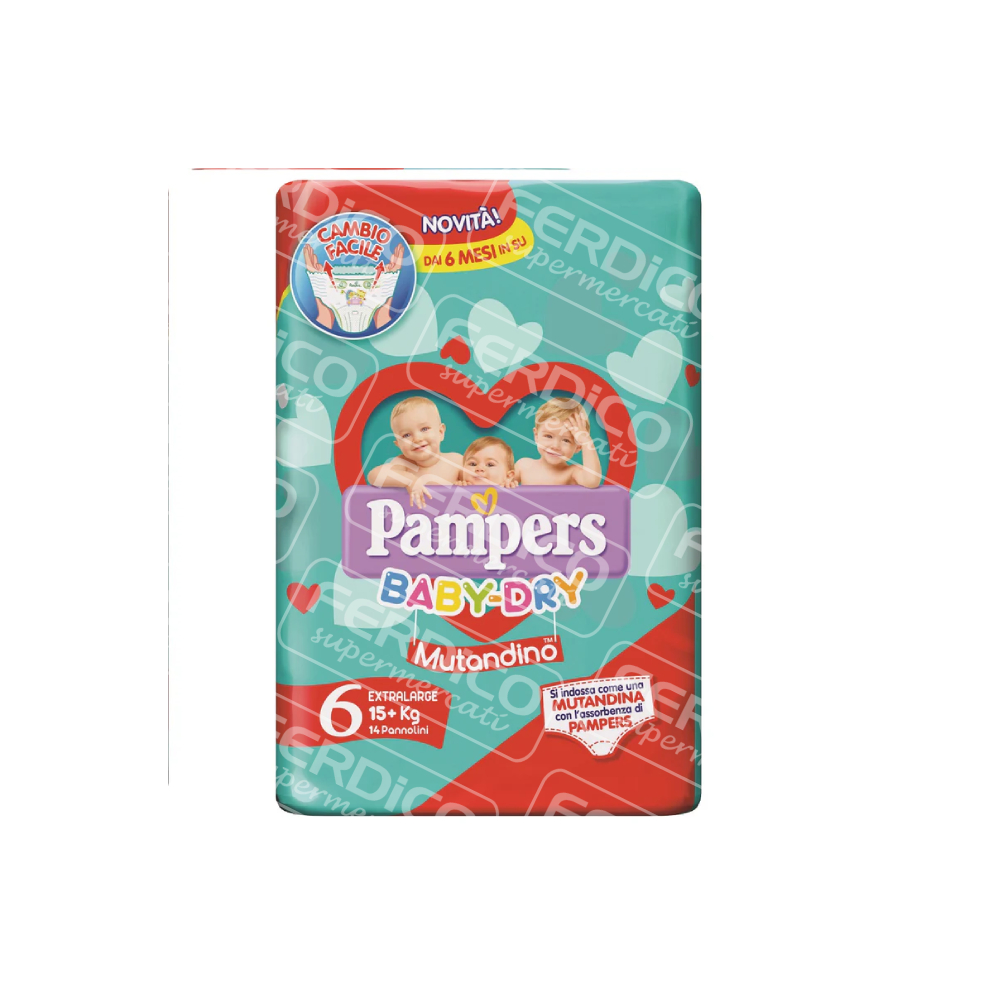 PAMPERS PANNOL.B.DRY MUT.XLX14