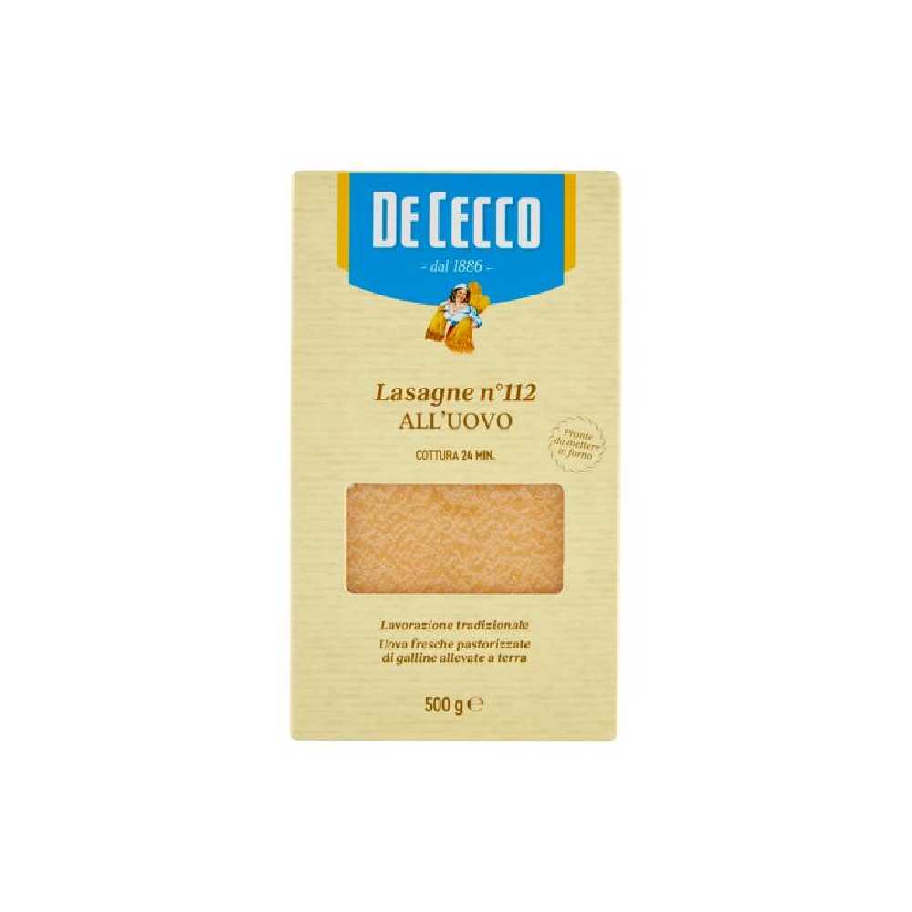 *DE CECCO LASAGNE UOVO GR.500