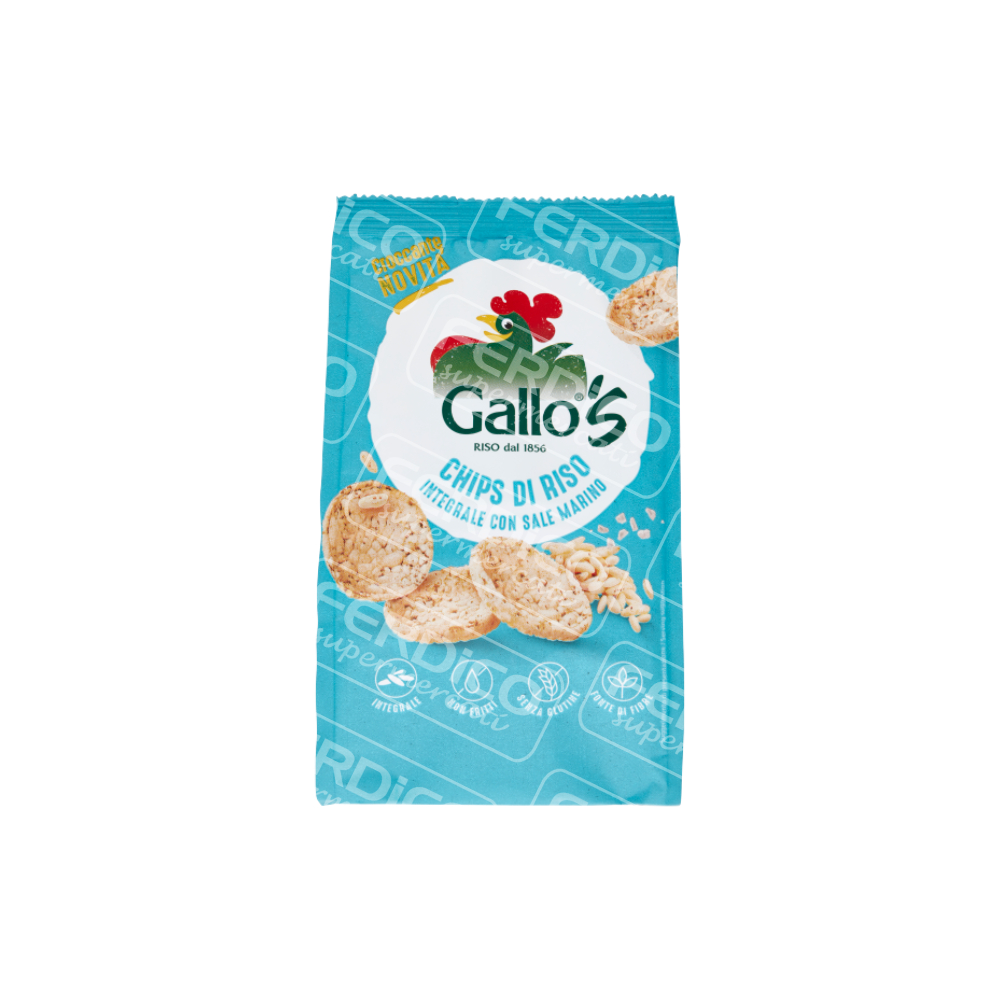 GALLO CHIPS RISO SALE MAR.GR40