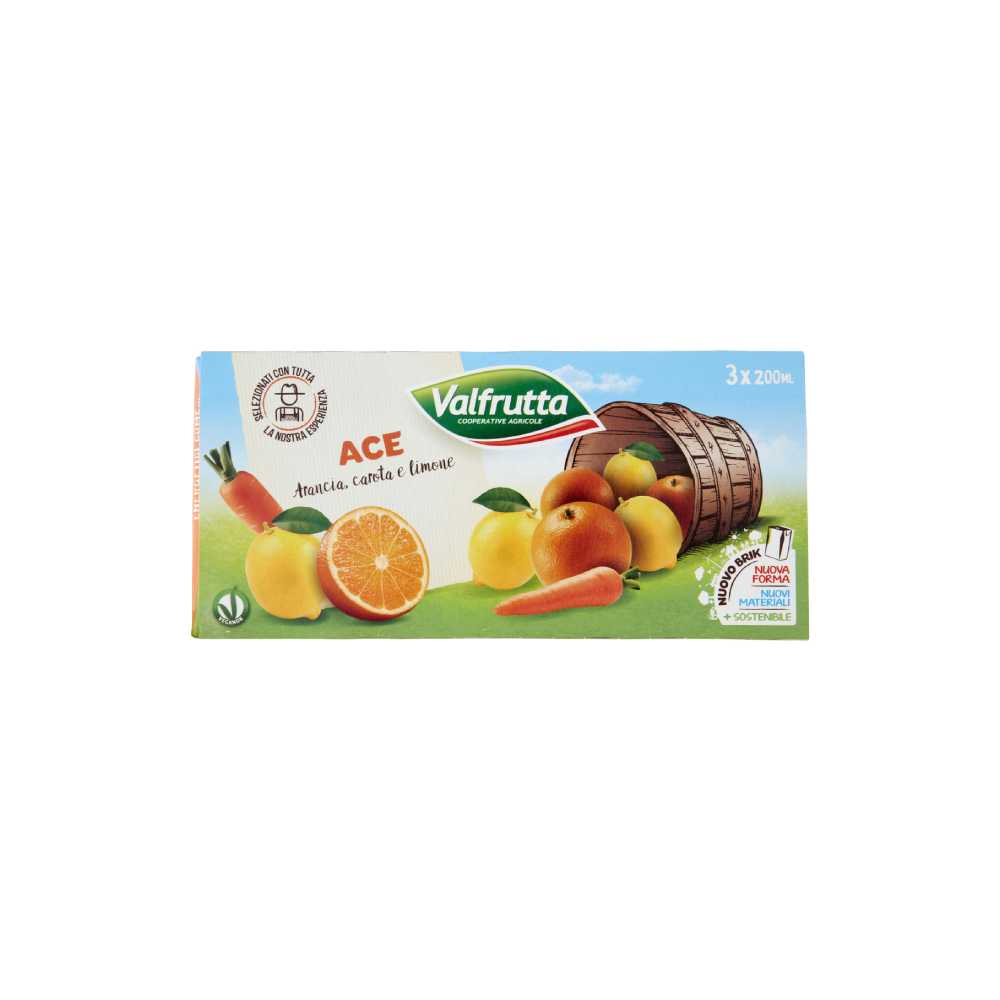 VALFRUTTA SUCCO SL. ACE 200X3