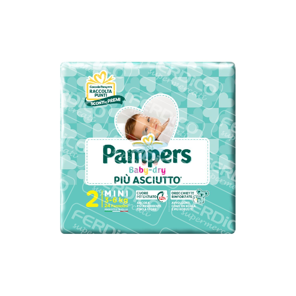 PAMPERS PANNOL.B.DRY MINIX24