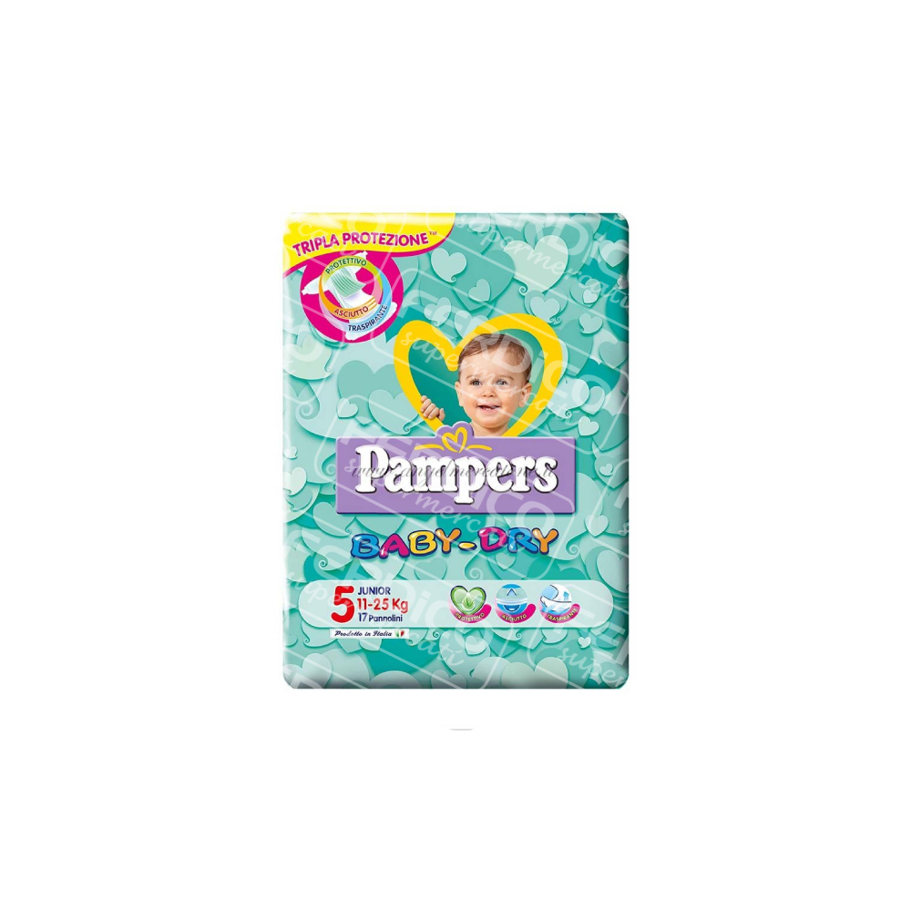 PAMPERS PANNOL.B.DRY JUN.X16