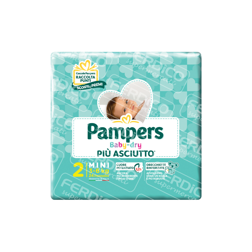 PAMPERS PANNOL.B.DRY MIDX20