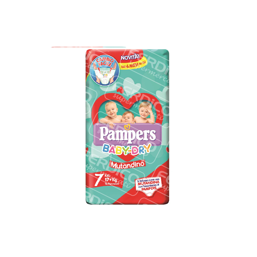 PAMPERS PANNOL.B.DRY MUT.XXL13