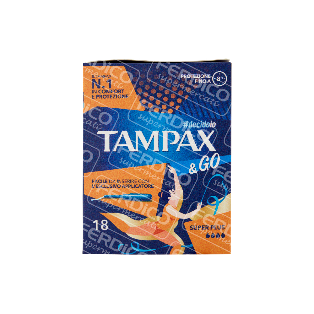 TAMPAX & GO ASS.SUPER PLUS X18