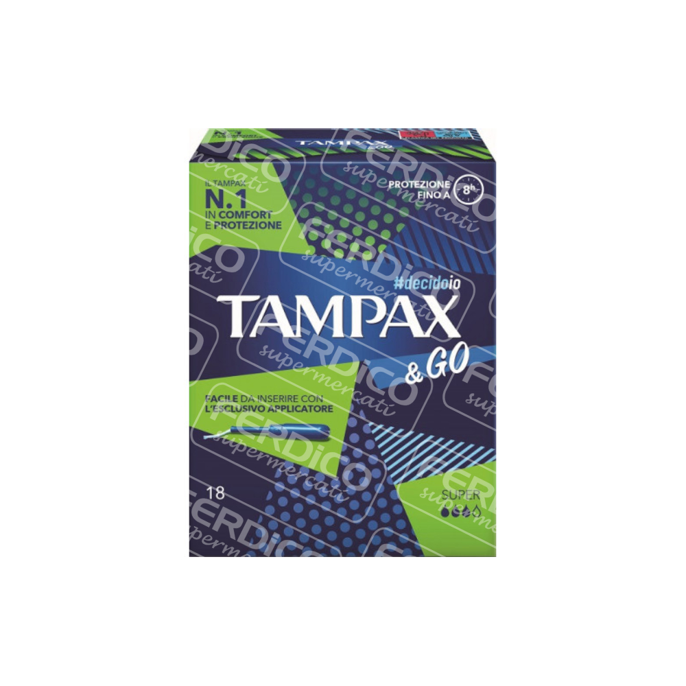 TAMPAX & GO ASS.SUPER X18