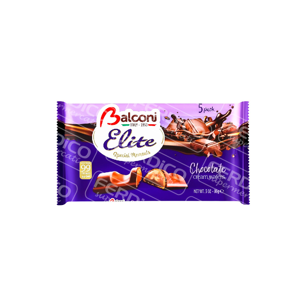 BALCONI ELITE SNACK CHOCO X 5