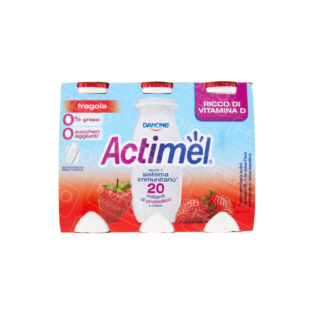 ACTIMEL YOG.FRAGOLA 0 1%G100X6