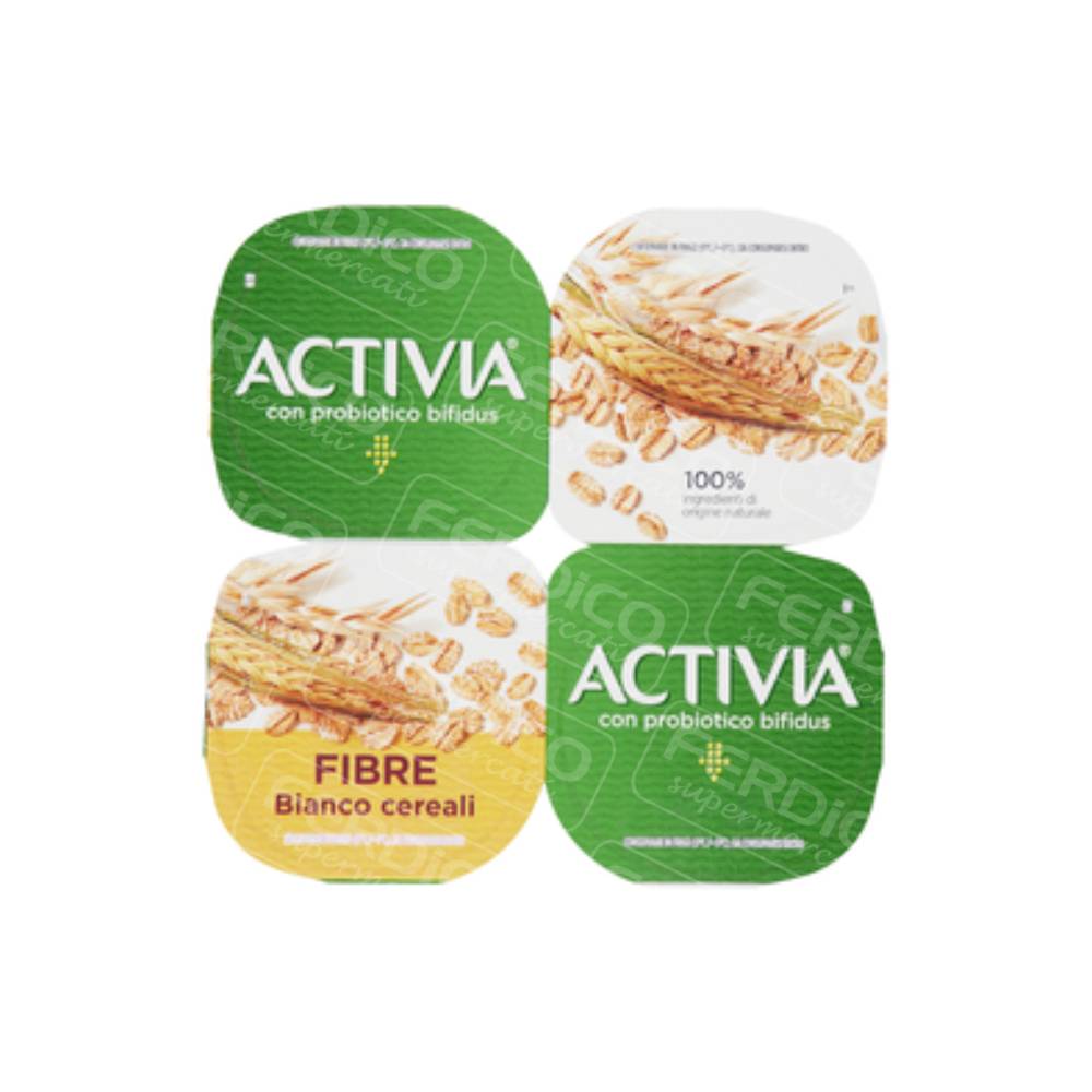 ACTIVIA YOG.BIANCO&FIBR.G125X4