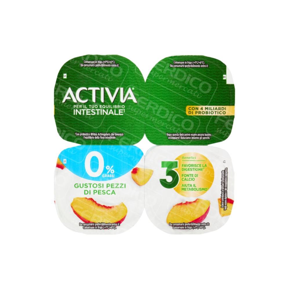 ACTIVIA YOG.ZERO PESCA G125X4