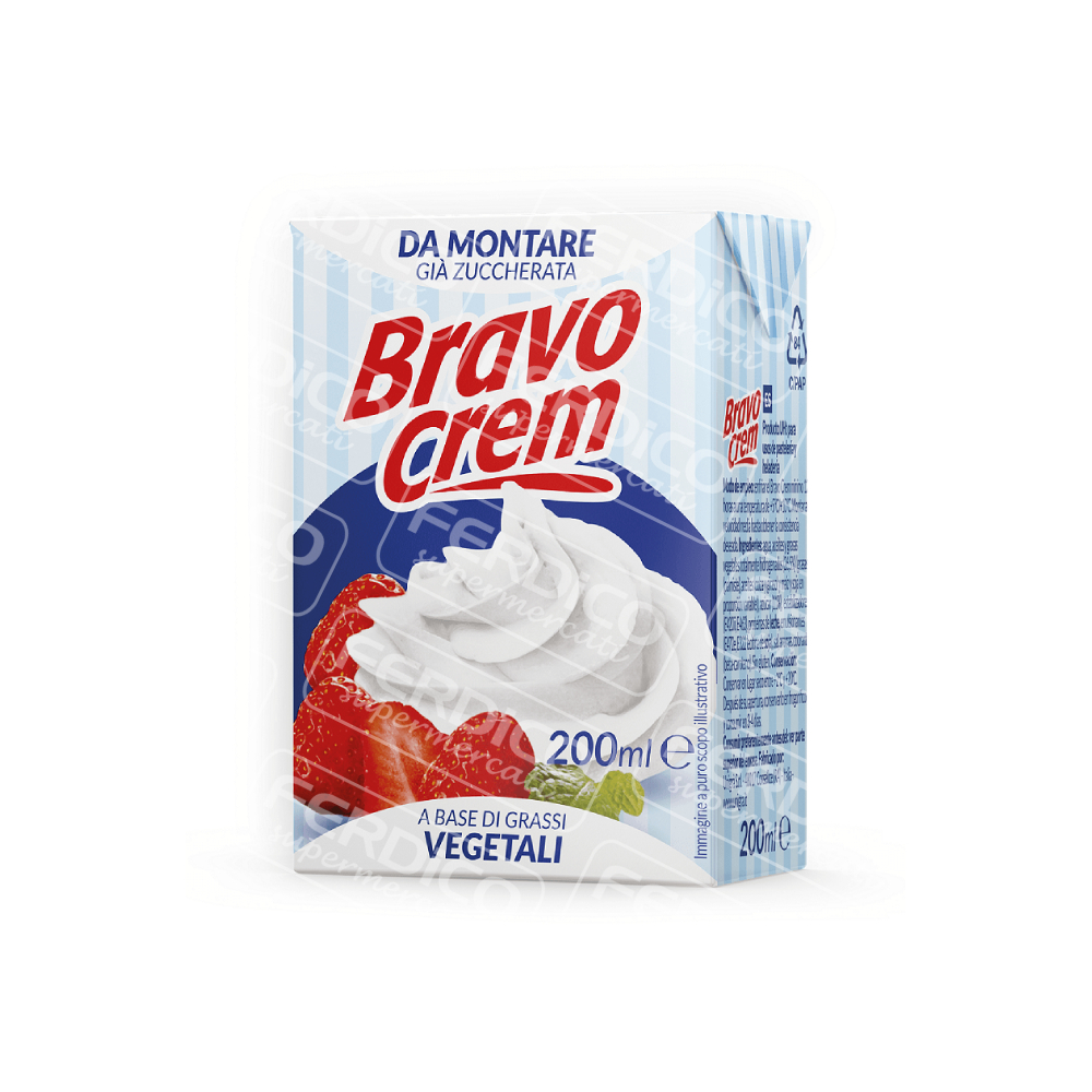 BRAVO CREAM ZUCCHERATA ML200