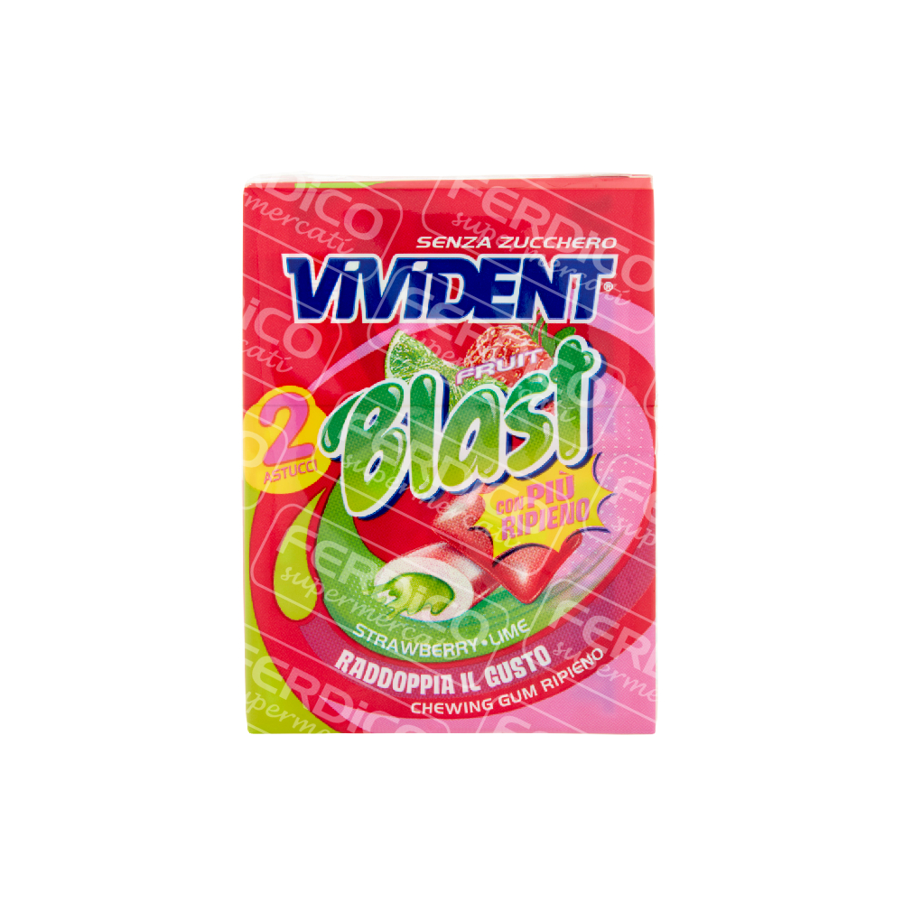 VIVIDENT BLAST FRUIT MTI X 2