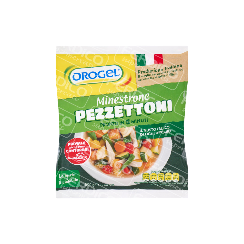 OROGEL MINESTRONE PEZZI GR.500