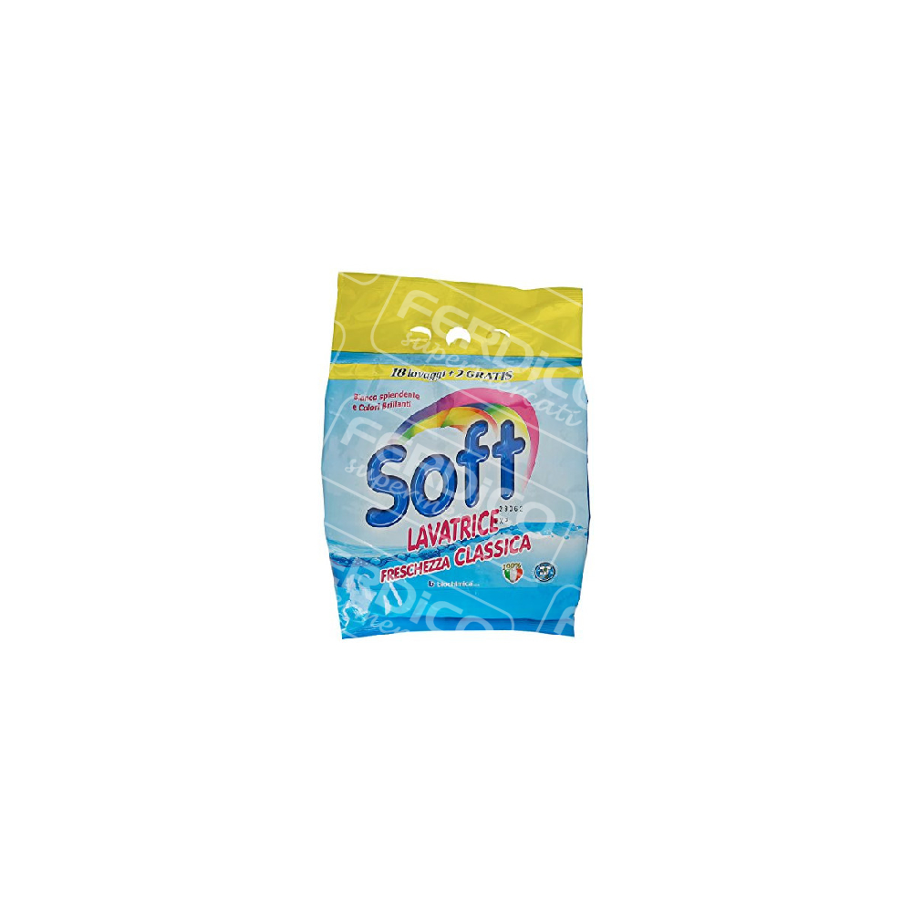 SOFT LAV.POLV.BIANCO 22MIS