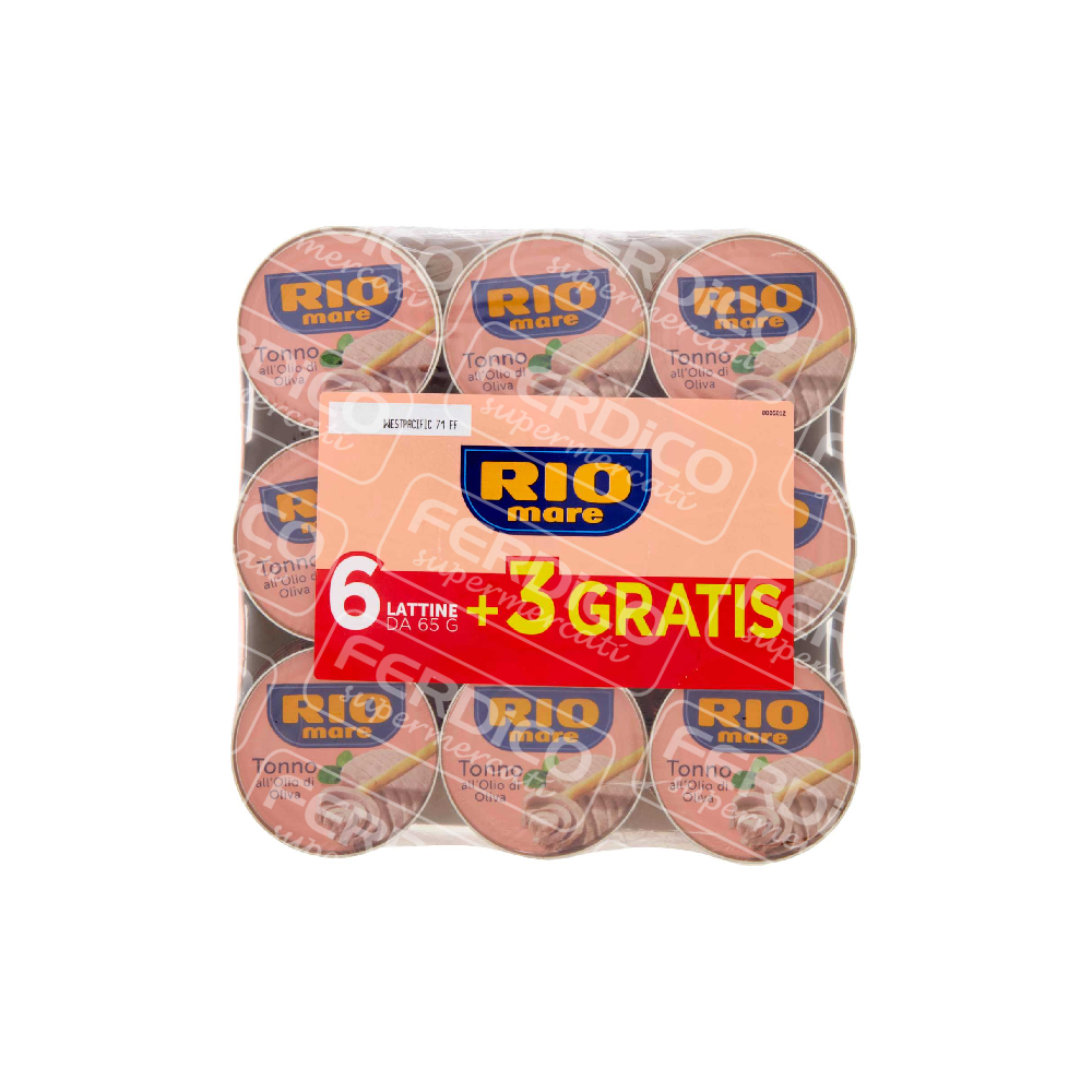 RIO MARE TONNO O.O.GR.65 X 6+3          (1pag)