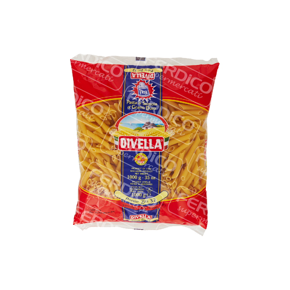 DIVELLA PENNE ZITI LISC.32 KG1