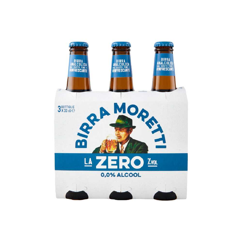 MORETTI ZERO BIRRA CL33X3