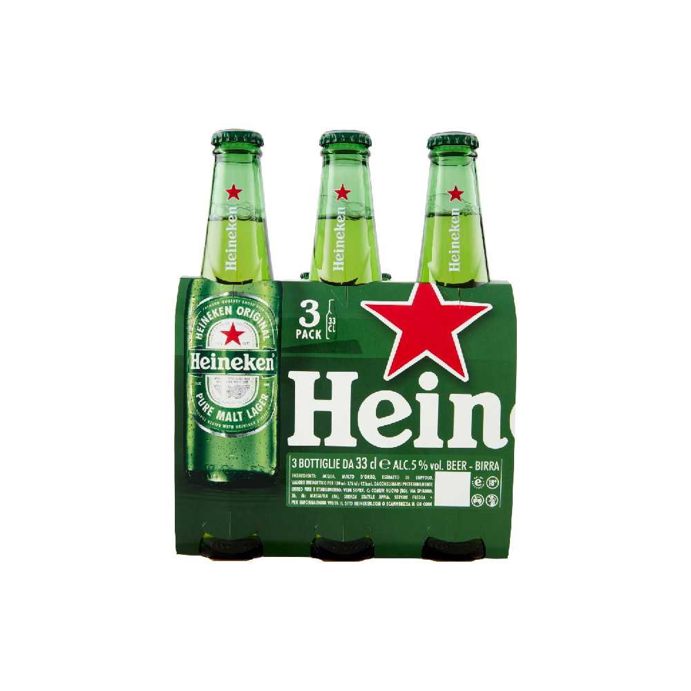 *HEINEKEN BIRRA CL33X3