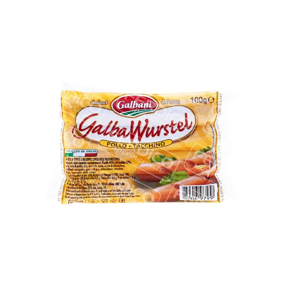 GALBANI WURSTEL POLL/TAC 100GR